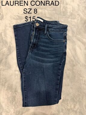 LC Lauren Conrad Dark Indigo Skinny Jeans
